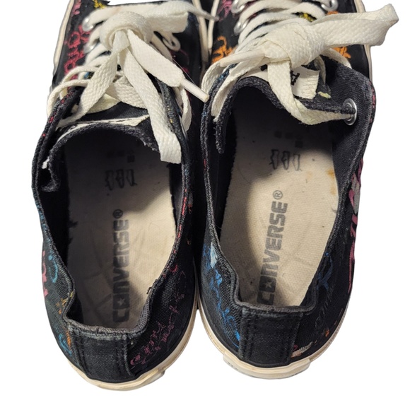 Converse All Star Unisex Black White Round Toe Low Top Lace Up Sneaker Shoes 6 - Picture 6 of 8